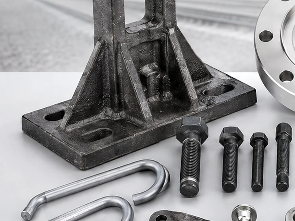 Regenerated fabricated anchor and support hardware visual