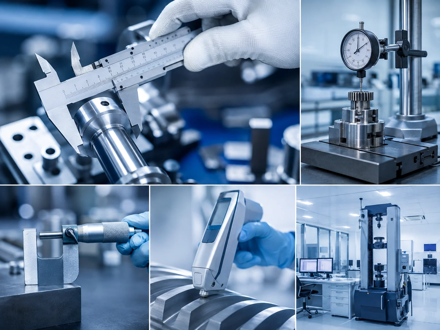 Illustrative industrial inspection and quality laboratory